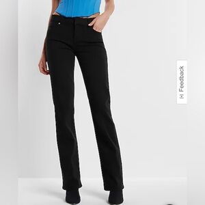 BUNDLE of 2 Express editor barely boot low rise black pants